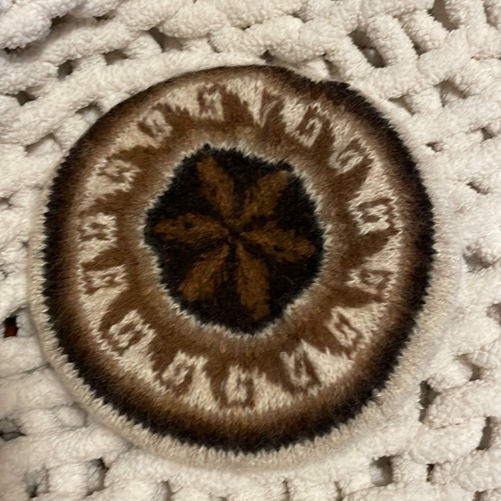 Vintage Patterned Beret